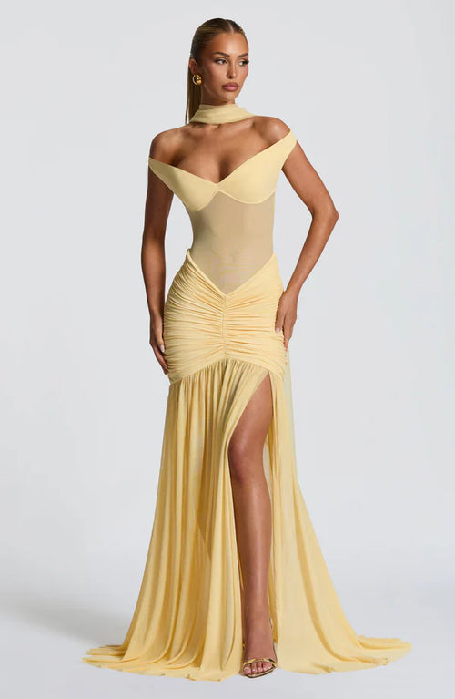 LEILANI MAXI DRESS – LEMON