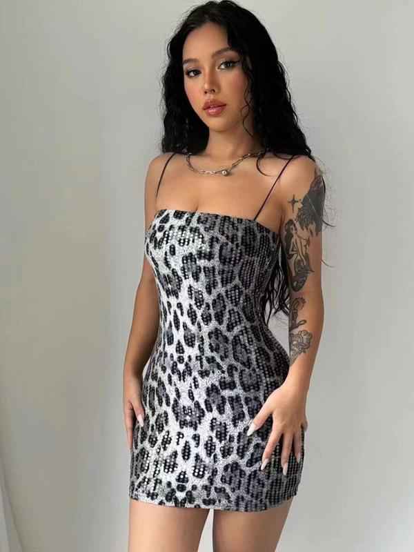LEO MINI DRESS - GREY