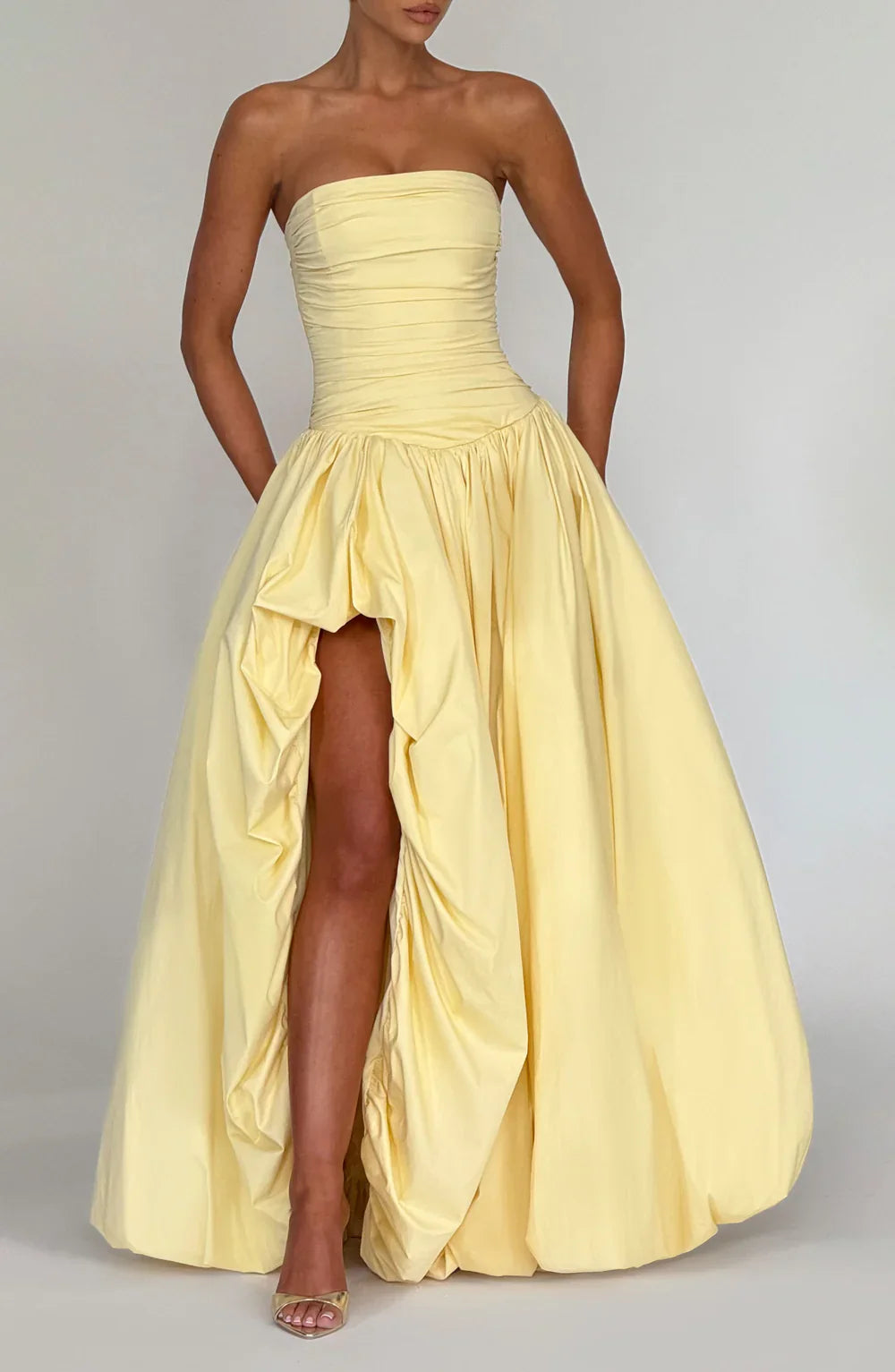 LORENA MAXI DRESS – LEMON