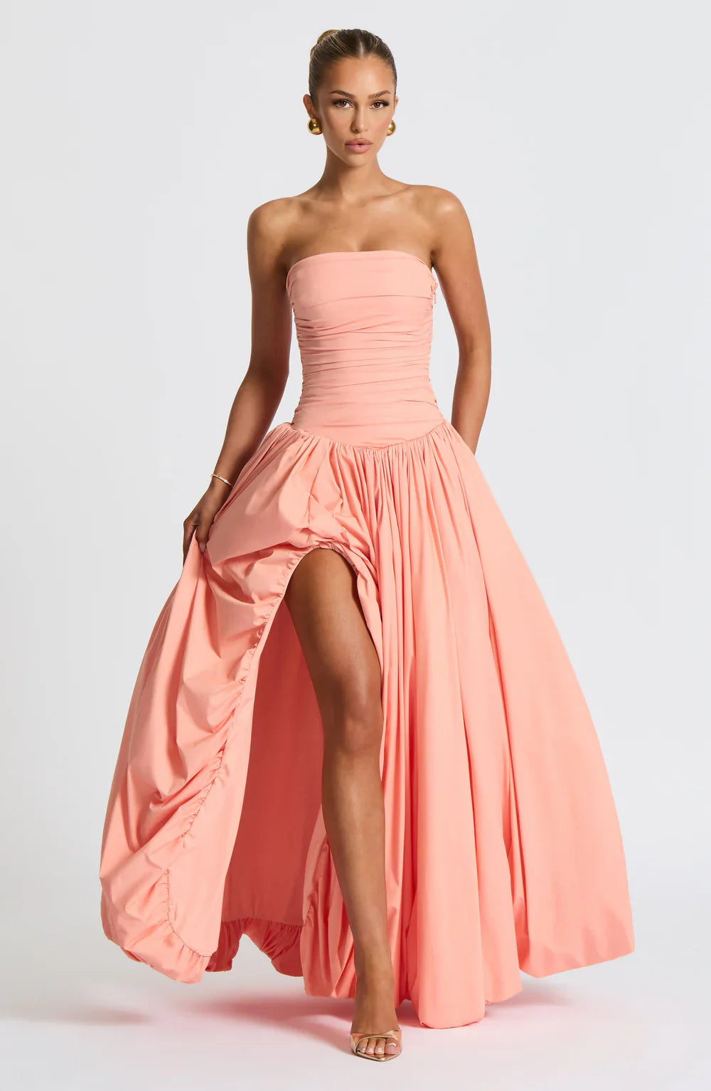 LORENA MAXI DRESS – PEACH