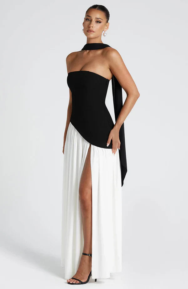 VALENCIA MAXI — BLACK/WHITE