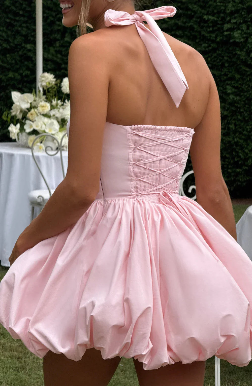 SOFIA MINI DRESS – BLUSH