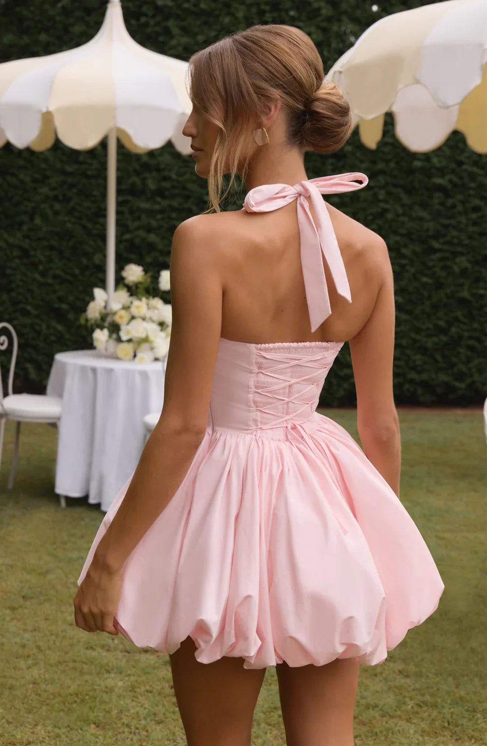 SOFIA MINI DRESS – BLUSH