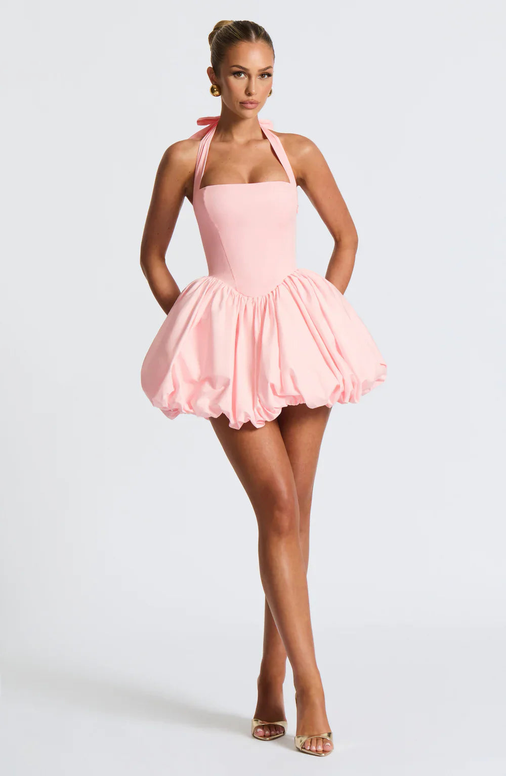 SOFIA MINI DRESS – BLUSH