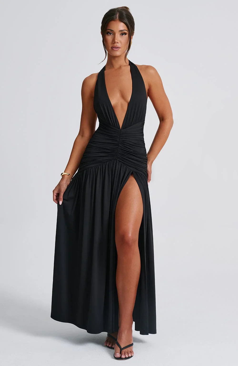 Lina Maxi Dress – Black