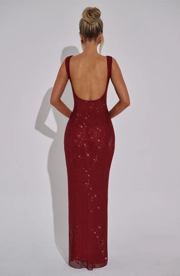 ATHENA MAXI DRESS - RED