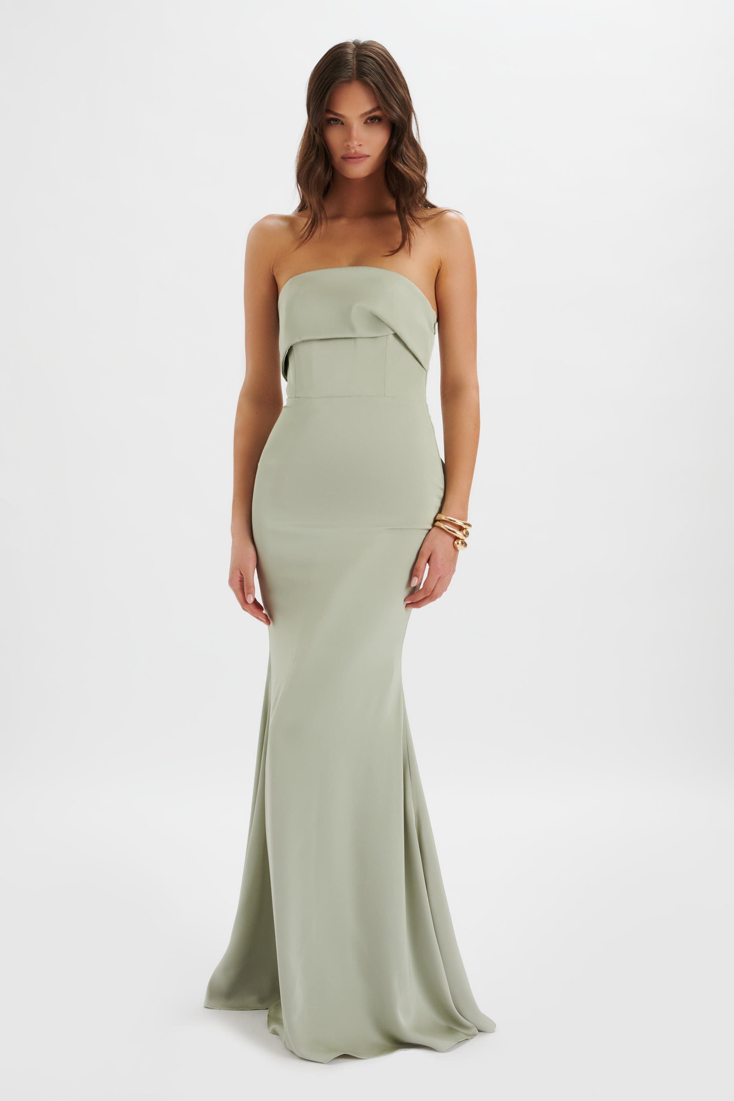 MAEVE MIDI DRESS - GREEN