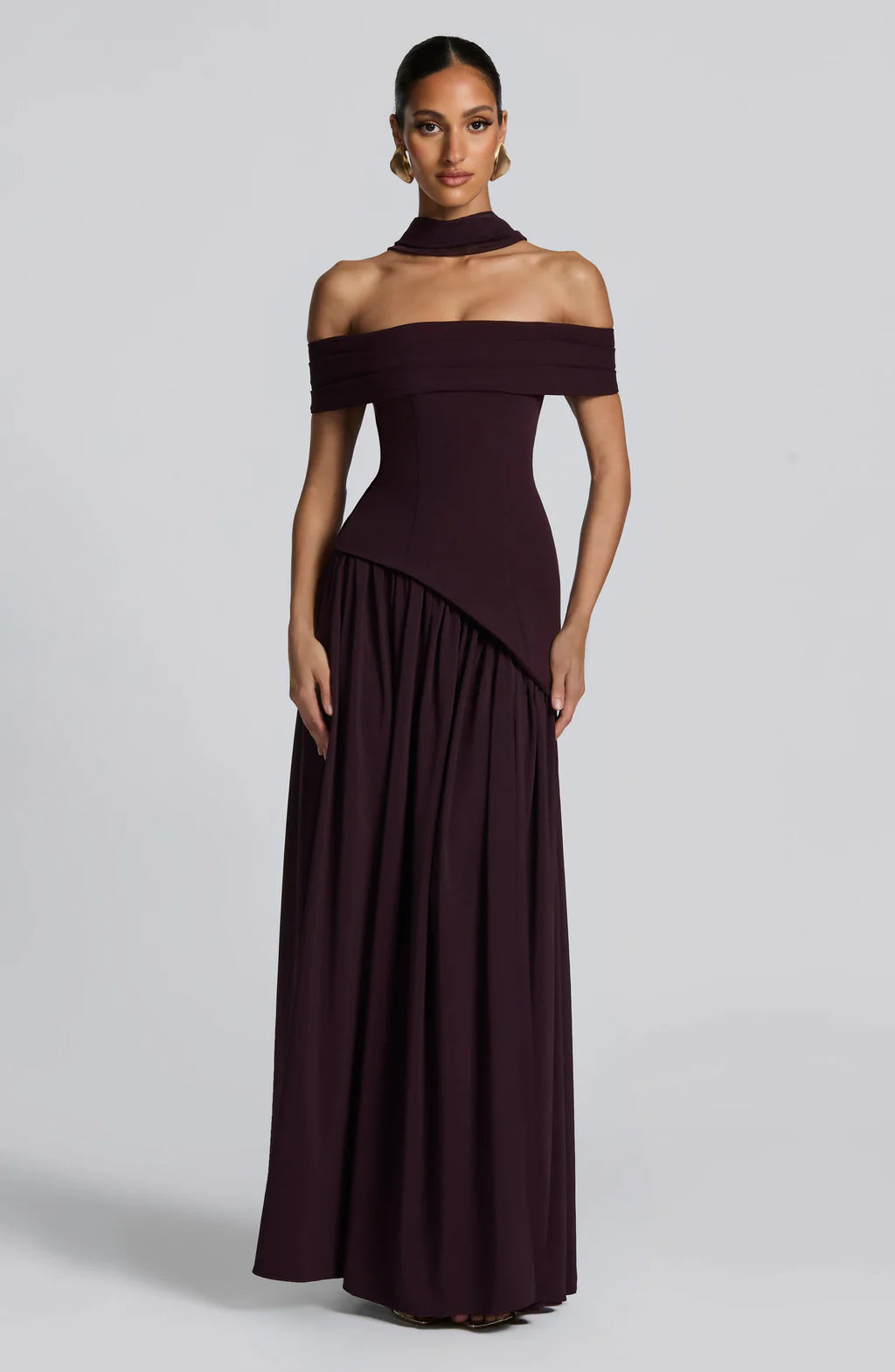 AMARA MAXI DRESS – PLUM