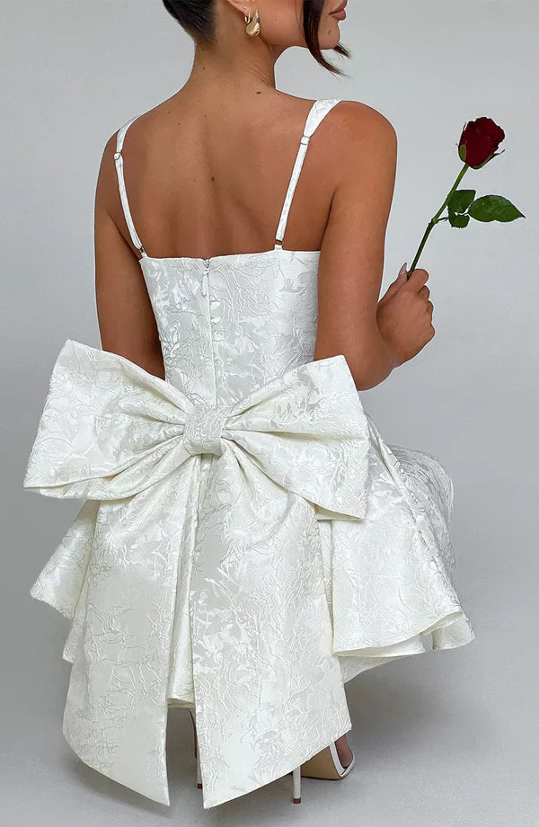 AMELIE MINI DRESS – IVORY