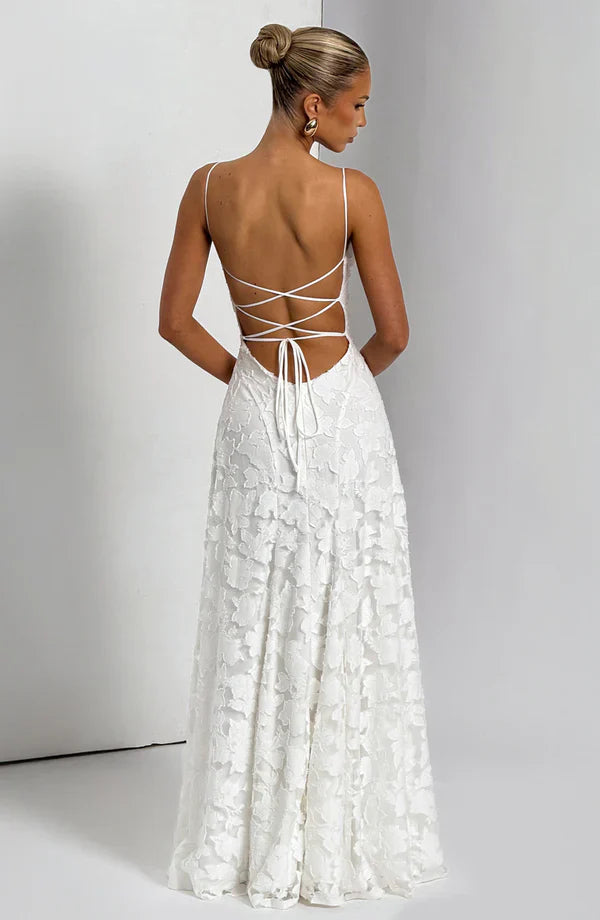 ELARA MAXI DRESS – IVORY