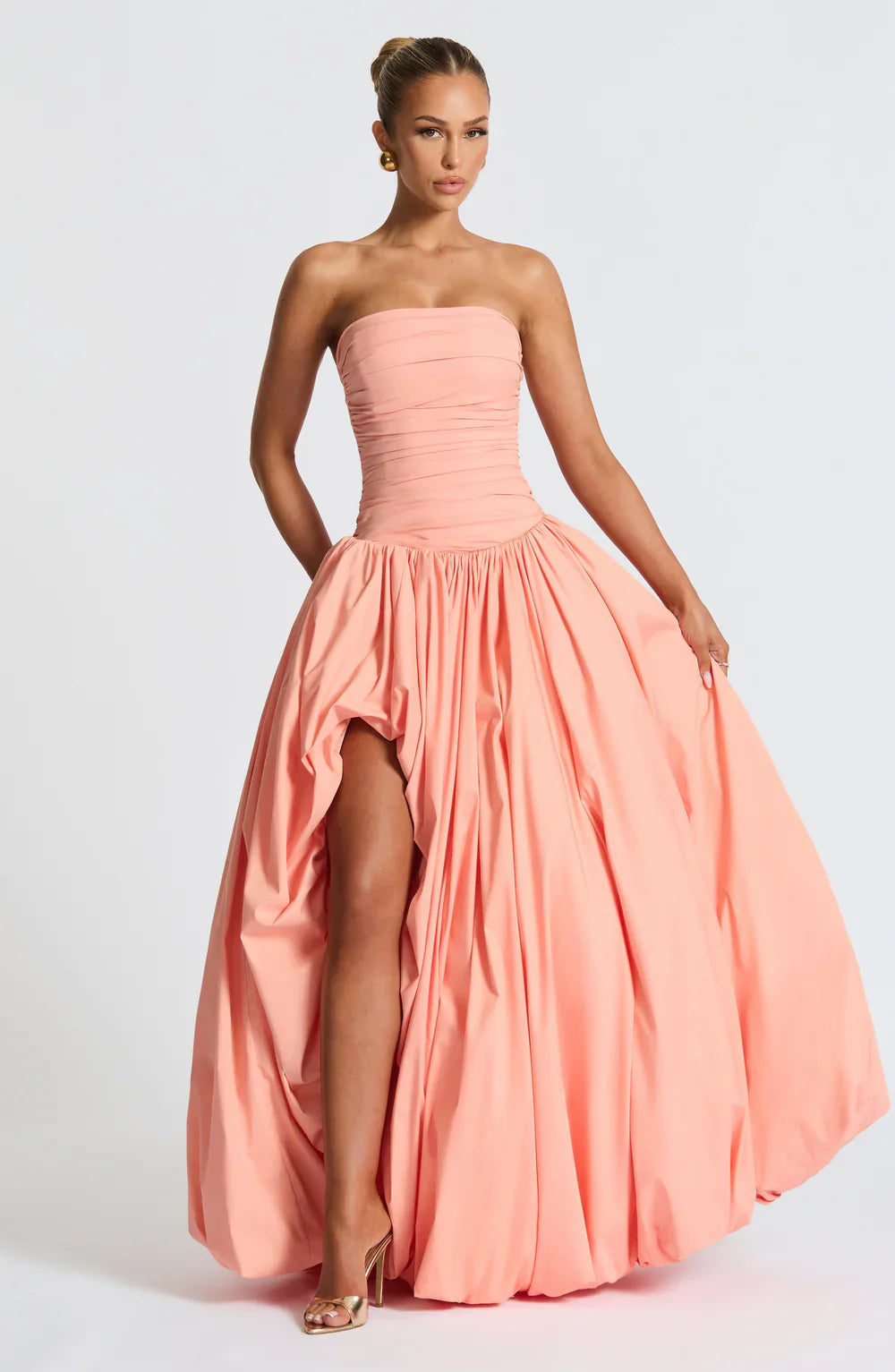 LORENA MAXI DRESS – PEACH