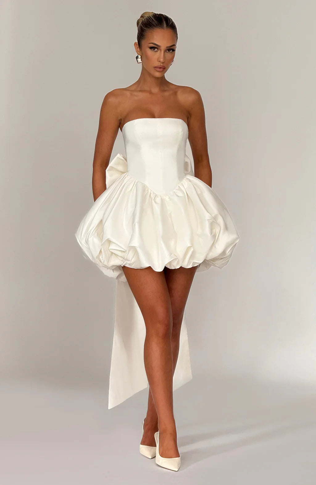 MAELIA MINI DRESS – IVORY