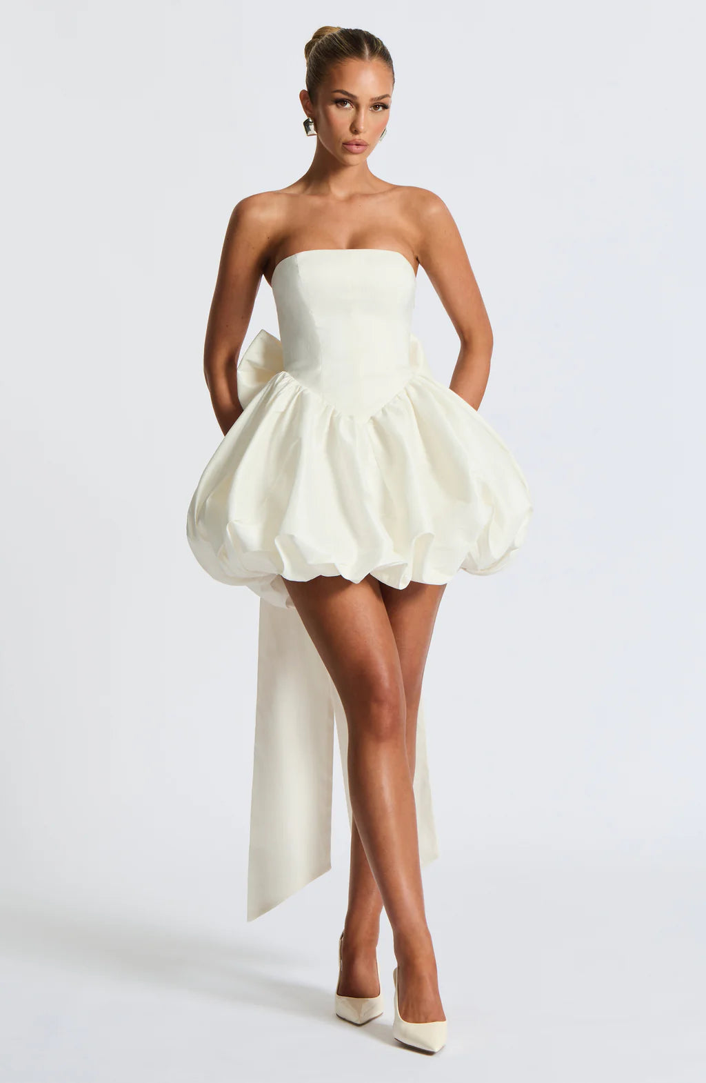 MAELIA MINI DRESS – IVORY