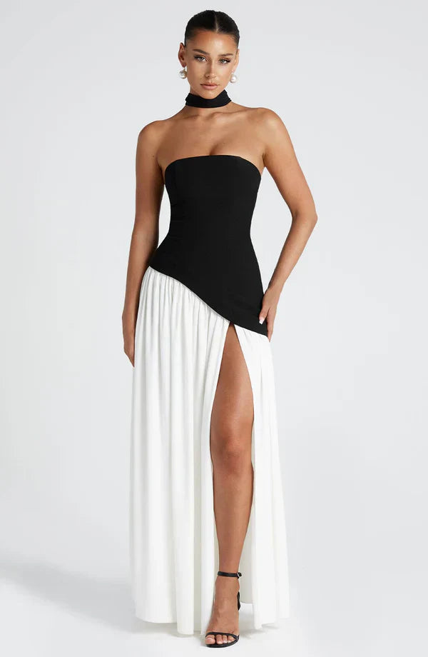 VALENCIA MAXI — BLACK/WHITE