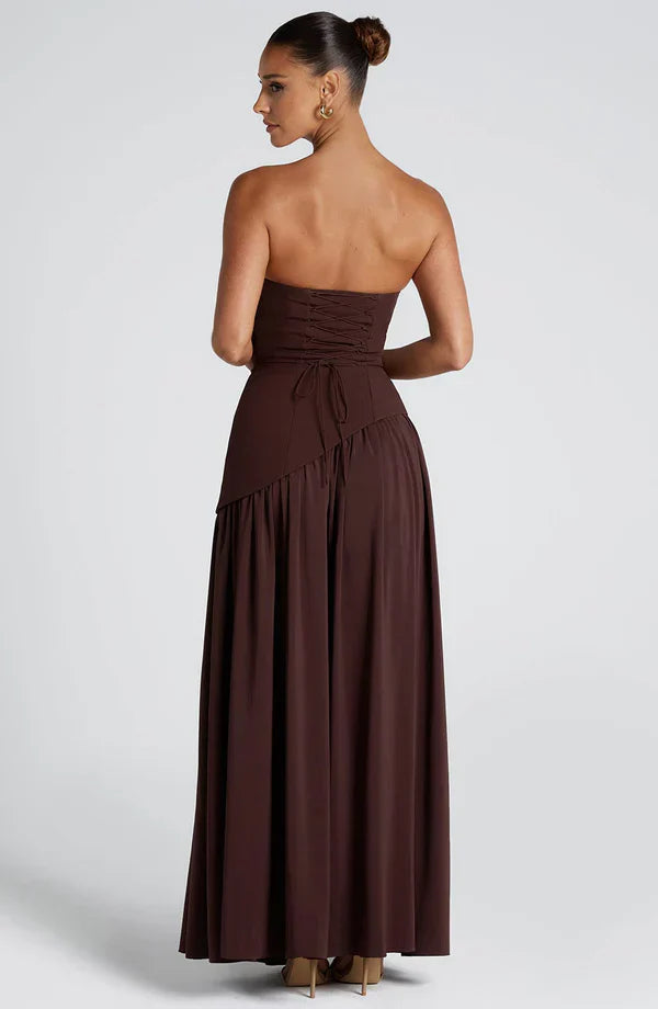 VALENCIA MAXI — PLUM BROWN