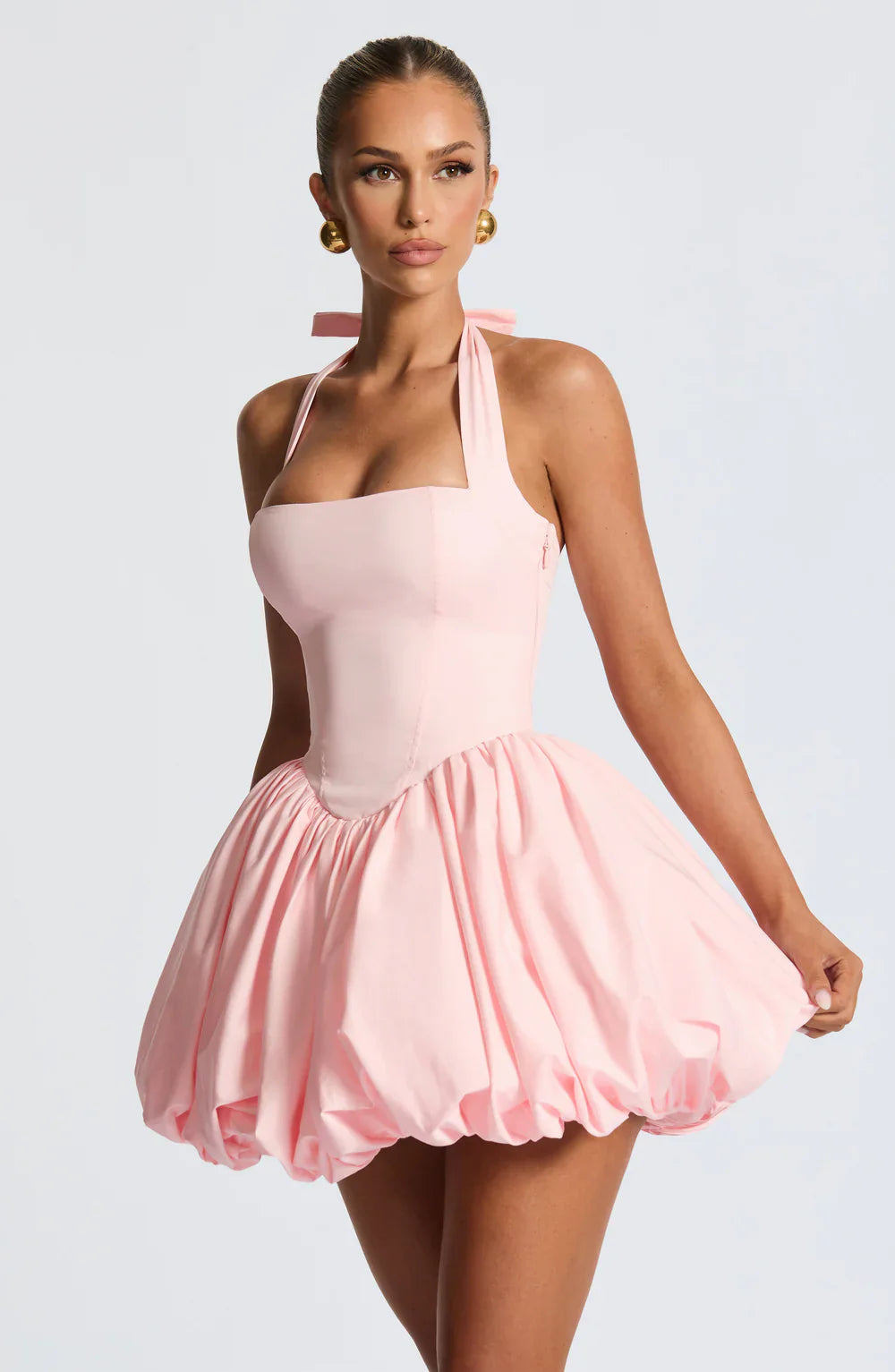 SOFIA MINI DRESS – BLUSH