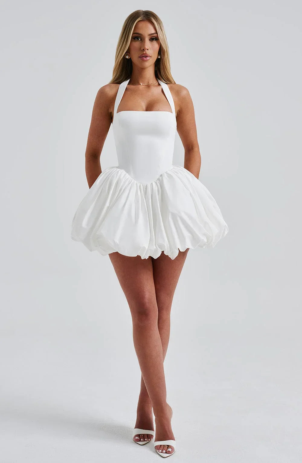 SOFIA MINI DRESS – IVORY