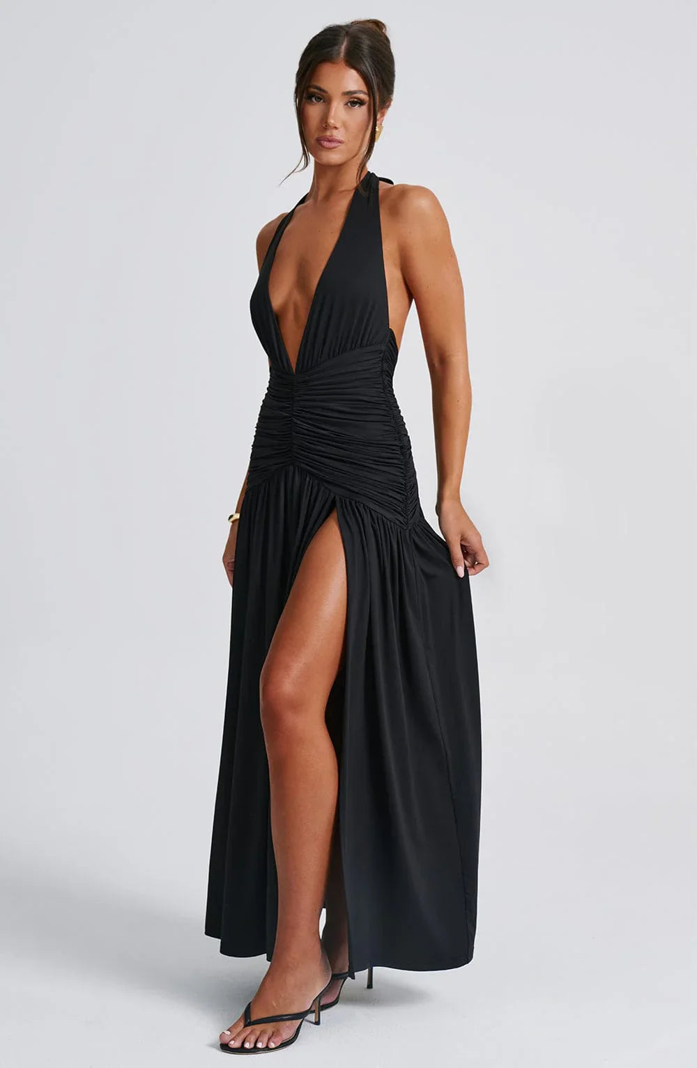 Lina Maxi Dress – Black
