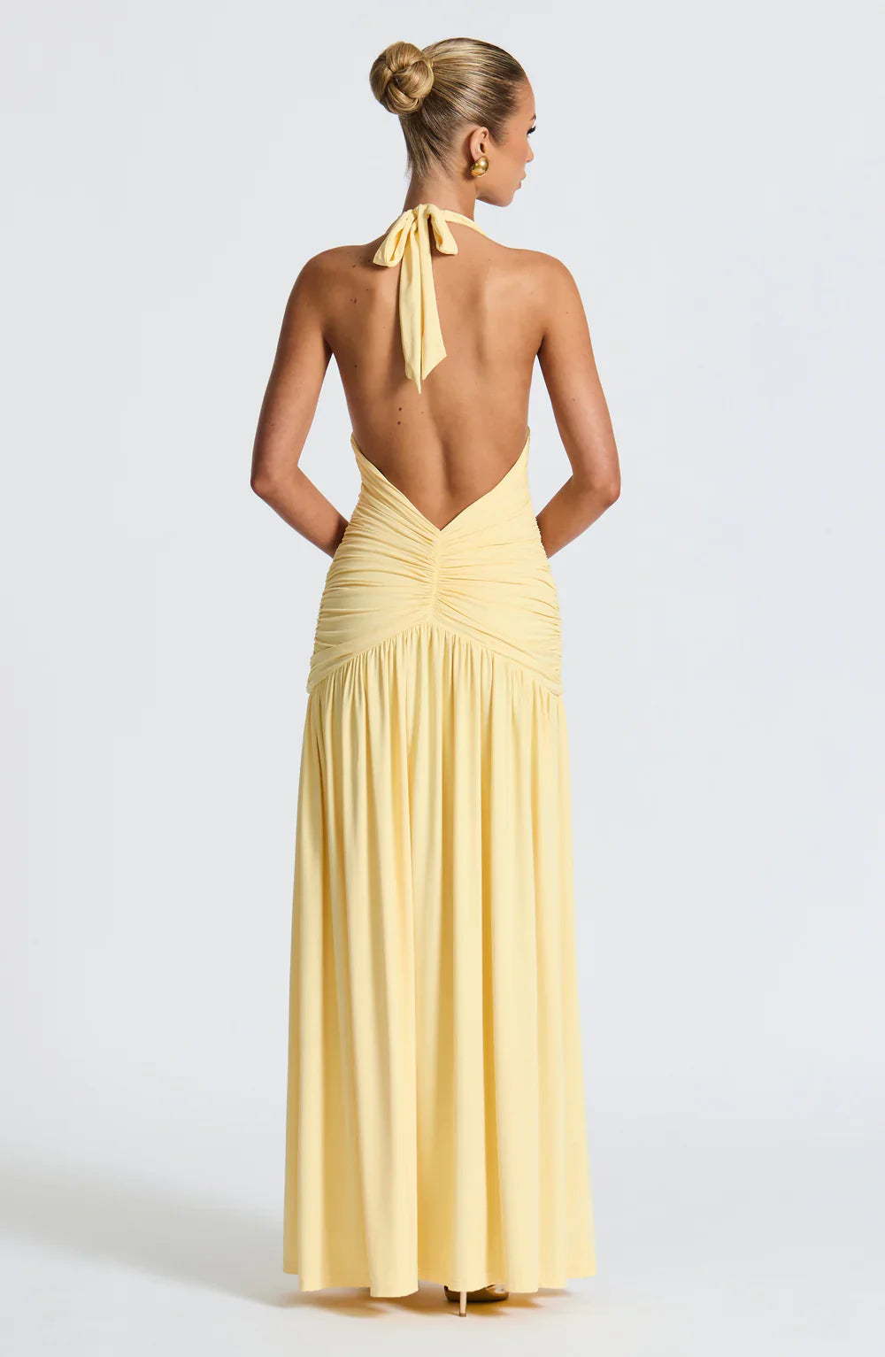Melania Maxi Dress – Lemon