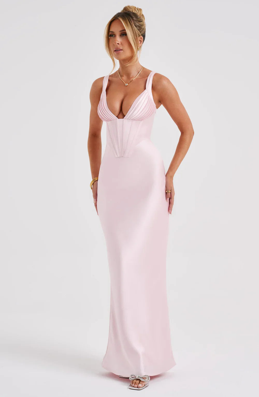 ALINA MAXI DRESS – BLUSH