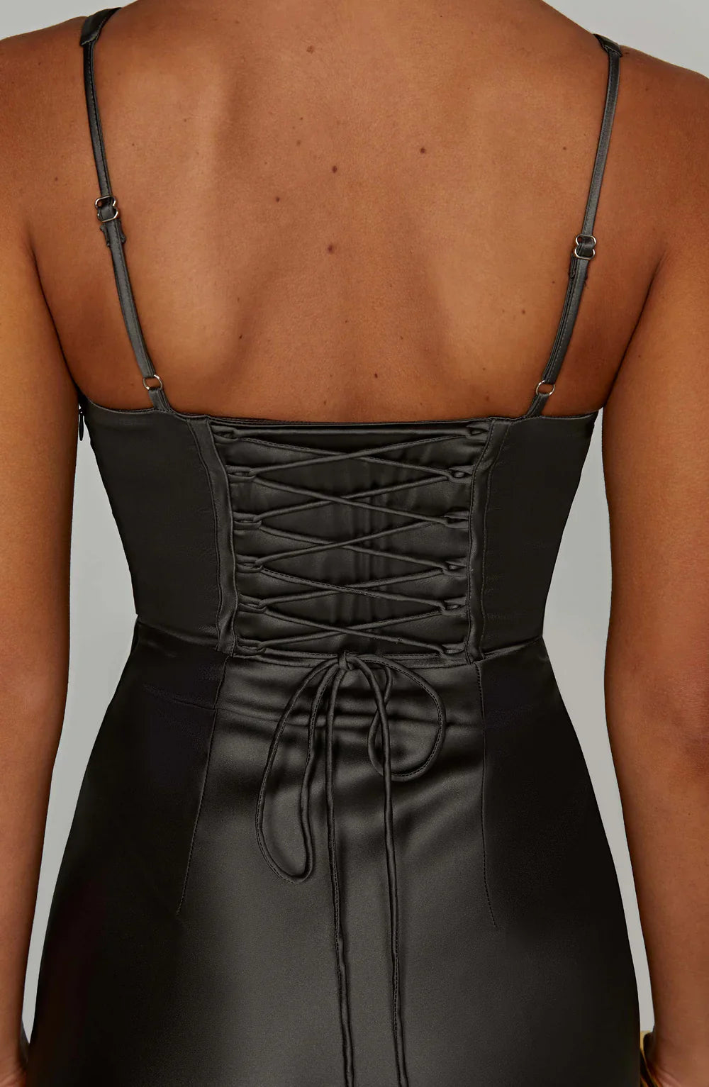 ALINA MAXI DRESS – CHARCOAL