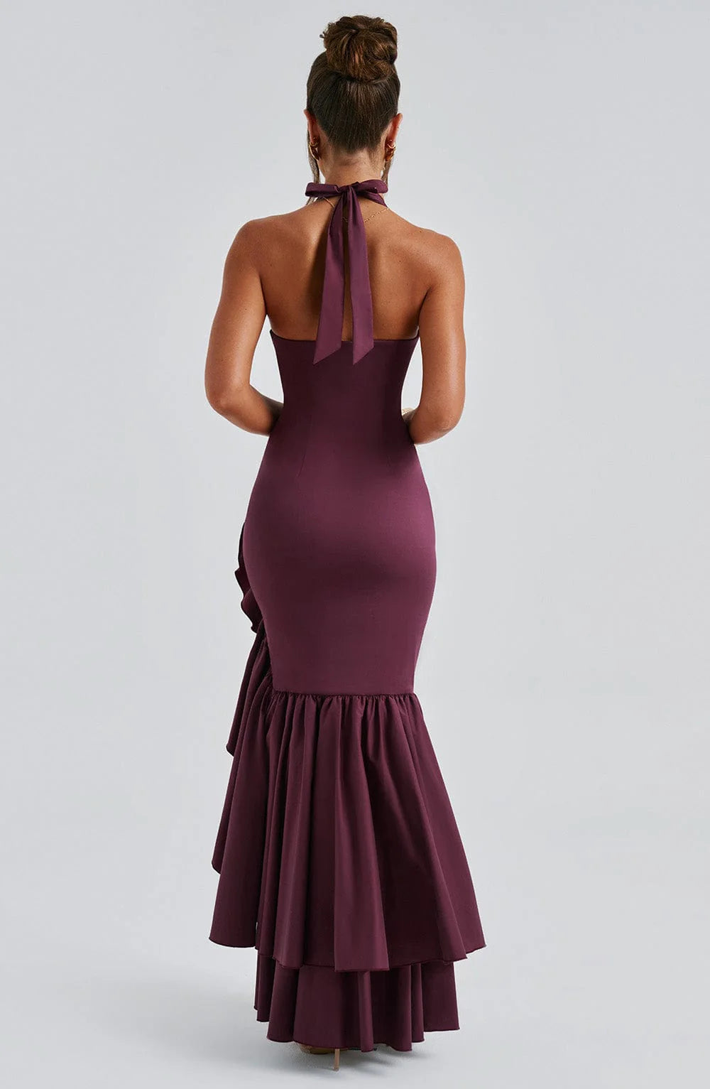 AMELIA MAXI DRESS – CHERRY LACQUER
